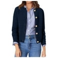 thumbnail image 1 of OJinShaWanO Cardigans pour Femmes Manches Longues Ouvert devant Veste en Tricot avec Boutons Doux et Chic Superposition, 1 of 5