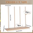 thumbnail image 2 of Organizador de Cintas de Madera de 3 Piezas para Cinta Washi, Hilo de Coser, Hilo para Manualidades, Cinta de Regalo, Soporte de Almacenamiento de Varios Niveles., 2 of 5