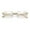 Gold - Clear, variant on Luxury Gangster Rimless Jaguar Head Hinge Showy Sunglasses Gold - Clear