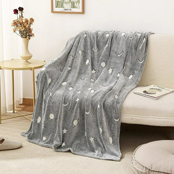 Glow in The Dark Blanket Unicorn Blankets for Winter Fleece Cheap Warm Blanket Free Shipping Blanket for Kids Christmas Gift Walmart