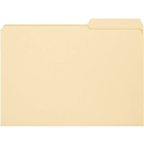 100 Per Box Reinforced 1/3-Cut Tab Smead File Folder Manila Letter Size 10334 