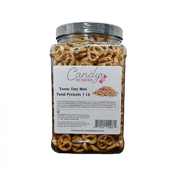Candy Retailer Teeny Tiny Mini Twist Pretzels 1 Lb