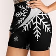 thumbnail image 3 of 2024 Snowflakes. Black Christmas Skirts Woman Fashion Pant Skirt Mini Skirts Office Short Skirt Snowflakes Black Christmas, 3 of 6