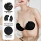 thumbnail image 3 of Pegatinas para el pecho de encaje con estampado de palma de una mano, vestido de novia femenino, pegatinas para sujetador de silicona con correa trasera invisible, 3 of 5
