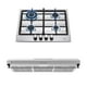 thumbnail image 1 of Combo Parrilla de Gas 4 Quemadores Y Campana Extractora de Pared 80 cm AVERA AI4CEA80/Gas LP y Natural/Acero Inoxidable., 1 of 12