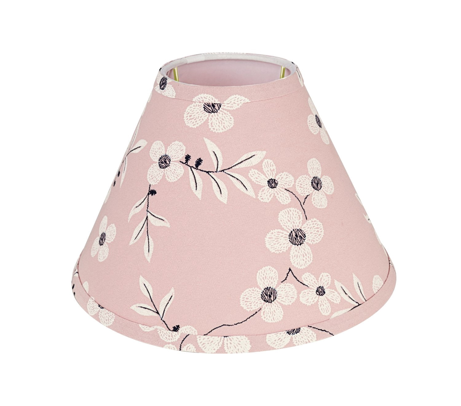 Aspen Creative 58033 Transitional Hardback Empire Shape UNO Construction Lamp Shade in Pink, 10" wide (4" x 10" x 7")