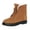 Camel, variant on Women's Lace‑Up Winter Snow Boots, Faux Suede Walking Boots, Non‑Slip Cold Weather Outdoor Flat Casual Boots Red
