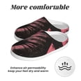 thumbnail image 6 of Goofa Graphic Seal On Stripes Print Womens Mens Cotton Lightweight House Slippers , Washable Home Slippers,Indoor Comfy Bedroom Cozy Slippers-39/40, 6 of 7