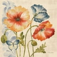 thumbnail image 3 of Gladding, Pamela 15x15 Black Modern Framed Museum Art Print Titled - Watercolor Poppies Multi I, 3 of 5