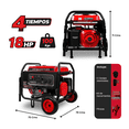 thumbnail image 2 of Generador A Gasolina Portátil 18 Hp 110v/220v, 2 of 17