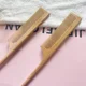 thumbnail image 4 of Peine de madera de bambú natural, peine de masaje de dientes anchos, antiestático para hoteles, barba, en stock, comercio exterior, 4 of 4