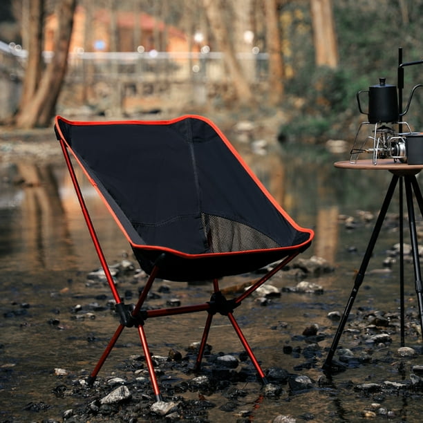 LSLJS Outdoor Ultra Light Aluminum Alloy Folding Chair Portable
