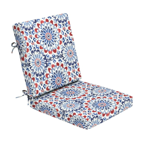 Cojín De Espuma Para Silla De Comedor De Exterior Arden, 20 X 20, Fabricado Con Profoam, Resistente A La Lluvia, Resistente A La Decoloración, Color Azul Clark