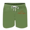 thumbnail image 4 of Mens Casual Pantalones Cortos en Forma de Corazón Impreso Cordón Bolsillo Playa, Poliéster Spandex para Primavera Verano Al Aire Libre Y Diario, 4 of 8