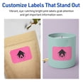 thumbnail image 4 of Avery Rectangle Scalloped Labels, Bright Pink, 2" x 3", 320ct, 4 of 11