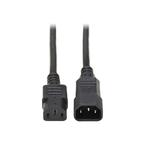 Tripp Lite SJT C14/C13 Computer Power Extension Cord 16 AWG 4' P004-004-13A