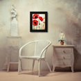 thumbnail image 3 of Boho Hue Studio 12x14 Black Modern Wood Framed Wall Art Titled - Lipstick Poppies, 3 of 6