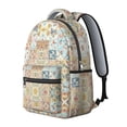 thumbnail image 2 of Pioneer Flower Floral Print Pattern Backpack for School, Cute School Bag with Adjustable Shoulder Straps and Padded Back, 15.3"x11"x7.1", 2 of 5