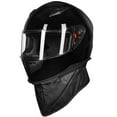 thumbnail image 4 of Full Face Motorcycle Helmet Removable Winter Scarf Windproof Neck Protection Riding Warmer More Flexible, 4 of 7