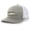Silver/White, variant on Freshwater Fish Collection Striped Bass Fishing Mens Embroidered Mesh Back Trucker Hat Baseball Cap, Silver/White