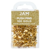 JAM Paper Push Pins, Orange, 2 Packs of 100 - Walmart.com