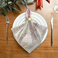 thumbnail image 1 of Servilletas de satén de tela Torre Eiffel Flor de ciruelo Servilletas de cena Ideal para cocinas Bodas, fiestas, cenas navide?as Acción de Gracias y Navidad ShuxiuWang 8390612995927, 1 of 1