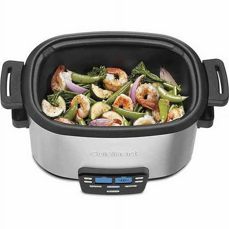 Cuisinart - Cook Central 6-Quart 3-in-1 Multicooker - Stainless Steel