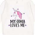 thumbnail image 3 of Inktastic My Oma Loves Me Girl Unicorn Toddler Sweatshirt, 3 of 4
