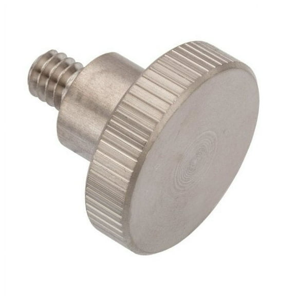 1 PK ZoroSelect Thumb Screw, 1/4"-20 Thread Size, Round, Plain 18-8 Stainless Steel, 1/4 in Head Ht, 15/16 in Lg