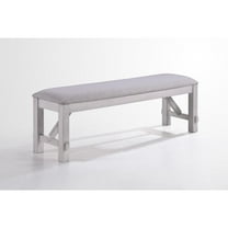 New Classic Furniture Maisie Bench-White/ Brown