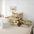thumbnail image 6 of Castle Fairy Animal Cheetah Twin Bedding Sets 7-Piece for Female Men,Abstract Camo Bedding Comforter Set Microfiber,Geometric Camouflage Breathable Sheet Sets,Breathable Home Decor,Reversible, 6 of 8