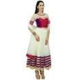 thumbnail image 4 of Atasi Womens Designer Floor Length Net Anarkali Salwaar Suit with Dupatta, 4 of 9