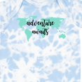 thumbnail image 4 of Inktastic Adventure Awaits Teal World Map Boys or Girls Baby Bodysuit, 4 of 5