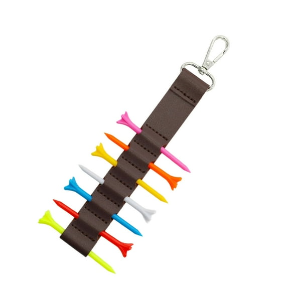 Waterproofs Golfs Tees Holder PU Golfs Tees Storage Bag Golfs Studs Insert Pouches for Golfer Men and Women