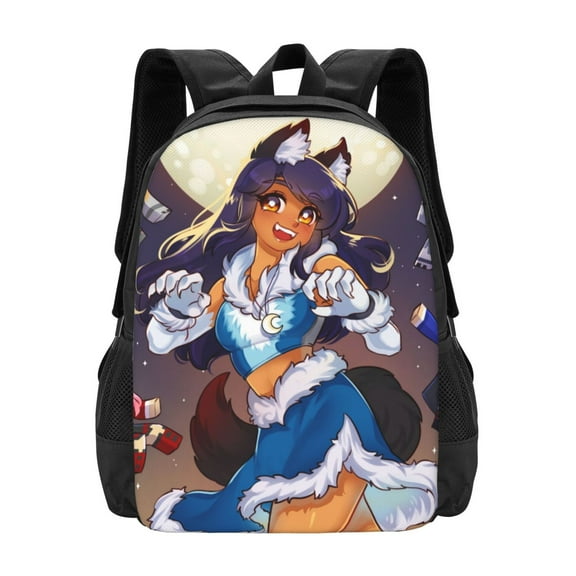 Aphmau Backpack Laptop Backpack for Teen Women men 16.5 Inch Casual Daypack