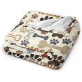 thumbnail image 2 of LHSHID Football with Ice and Fire Blanket Flannel Fleece Throw Blanket Gifts for Bed Couch Sofa Chair 50x60in, 2 of 6