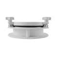 thumbnail image 4 of Bote redondo Portero de puerto KAYAK Holón anti-óxido de 4 mm de vidrio templado de goma de goma sellada a prueba de fugas para fugas. Accesorios de hardware blanco Inevent VI001866-02B, 4 of 7
