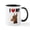 White/Black Inside, variant on CafePress - I Love My Doberman Mug - 11 oz Ceramic Mug - Novelty Coffee Tea Cup