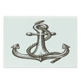 thumbnail image 1 of Vintage Nautical Tattoo Cutting Board, Engraving Look Sketch Anchor Rope Maritime Pattern, Decorative Tempered Glass Cutting and Serving Board, in 3 Sizes, by Ambesonne, 1 of 2