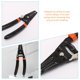 thumbnail image 5 of GOOHOCHY Pelacables Herramienta de electricista Pelacables eléctrico Alicates eléctricos Cortador de cables, 5 of 7