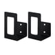 thumbnail image 1 of Soporte de pared para cubiertos, organizador de cubiertos sin perforaciones, ahorra espacio en la cocina. Negro, 1 of 7