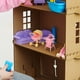thumbnail image 4 of 1 juego de cochecito de bebé y trona de juguete para muñecas, cochecito de bebé en miniatura, cochecito realista para empujar y tirar, cochecito para muñecas de bebé, cochecito para niños., 4 of 8