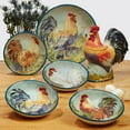 thumbnail image 5 of Certified International Meadow 3-D Rooster Cookie Jar, 64 oz, Multicolored, 5 of 5