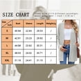 thumbnail image 4 of TEMOFON Womens long sleeve Cardigan Knit tops Casual Lightweight Drape Open Front Loose Fall Soft with Pockets, 4 of 4
