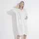 thumbnail image 1 of Camisón fino de primavera y verano para mujer, pijama de largo medio con cremallera, ropa de casa para mujer con sobrepeso, toalla de baño para mujer, 1 of 6