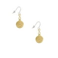 thumbnail image 2 of Delight Jewelry Goldtone Engraved Class of 2026 Gold Tone Infinity French Earrings, 2 of 4