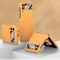 thumbnail image 2 of MonsDirect for 6.7 inch Samsung Galaxy Z Flip 3 5G Case 2021, Slim Hard PC Back Anti-Drop Shockproof Full Coverage with Rear screen Lens Protector Cover for Samsung Galaxy Z Flip 3, Orange, 2 of 2