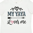 thumbnail image 4 of Inktastic My Yaya Loves Me Grandchild Girls Toddler T-Shirt, 4 of 5