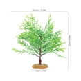 thumbnail image 2 of Raindrops Simulation Small Plastic Tree Model for Crafts, Miniature Decorative Trees, 1 Pack, 2 of 8