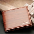 thumbnail image 2 of zttd mens fashion leather id card holder billfold purse wallet handbag a, 2 of 4